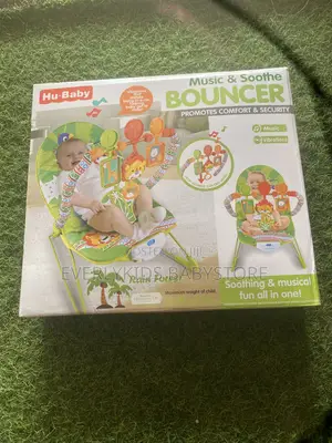 Hu-Baby Music & Soothe Baby Bouncer - Musical & Vibrating Bouncer