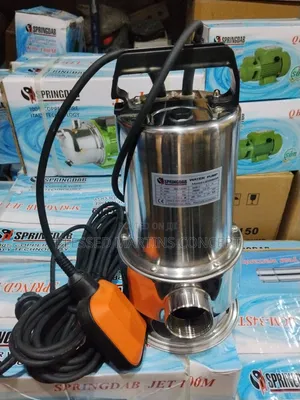 1HP Stainless Fountain Submersible Water Pump. 100% Copper Coil