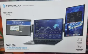 Powerlogy SkyFold 14" Dual Display Laptop Monitor