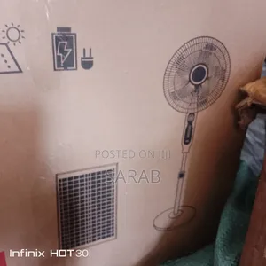 Rechargeable Solar Fan