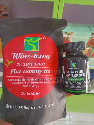28 Days Detox Flat Tummy Tea & Slim Plus Fat Burner(reduces Body Fat )