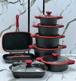 UCC Life 14pcs Diecast Cookware Set