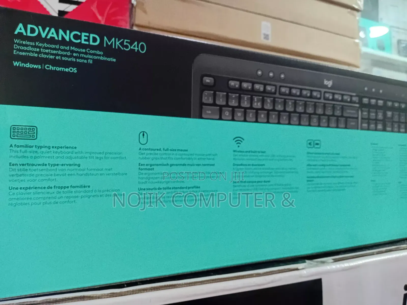 Logitech MK540 Advanced Wireless Keyboard and Mouse Combo