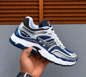 Saucony ProGrid Omni 9 Sneakers in the "Deep Navy" Colorway