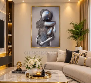 Accent Metallic Acrylic Crystal Frame 60*90