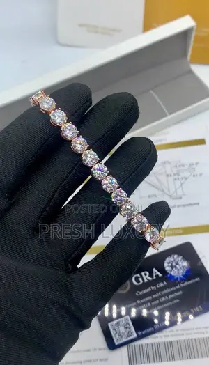VVS Moissanite Tennis Bracelet