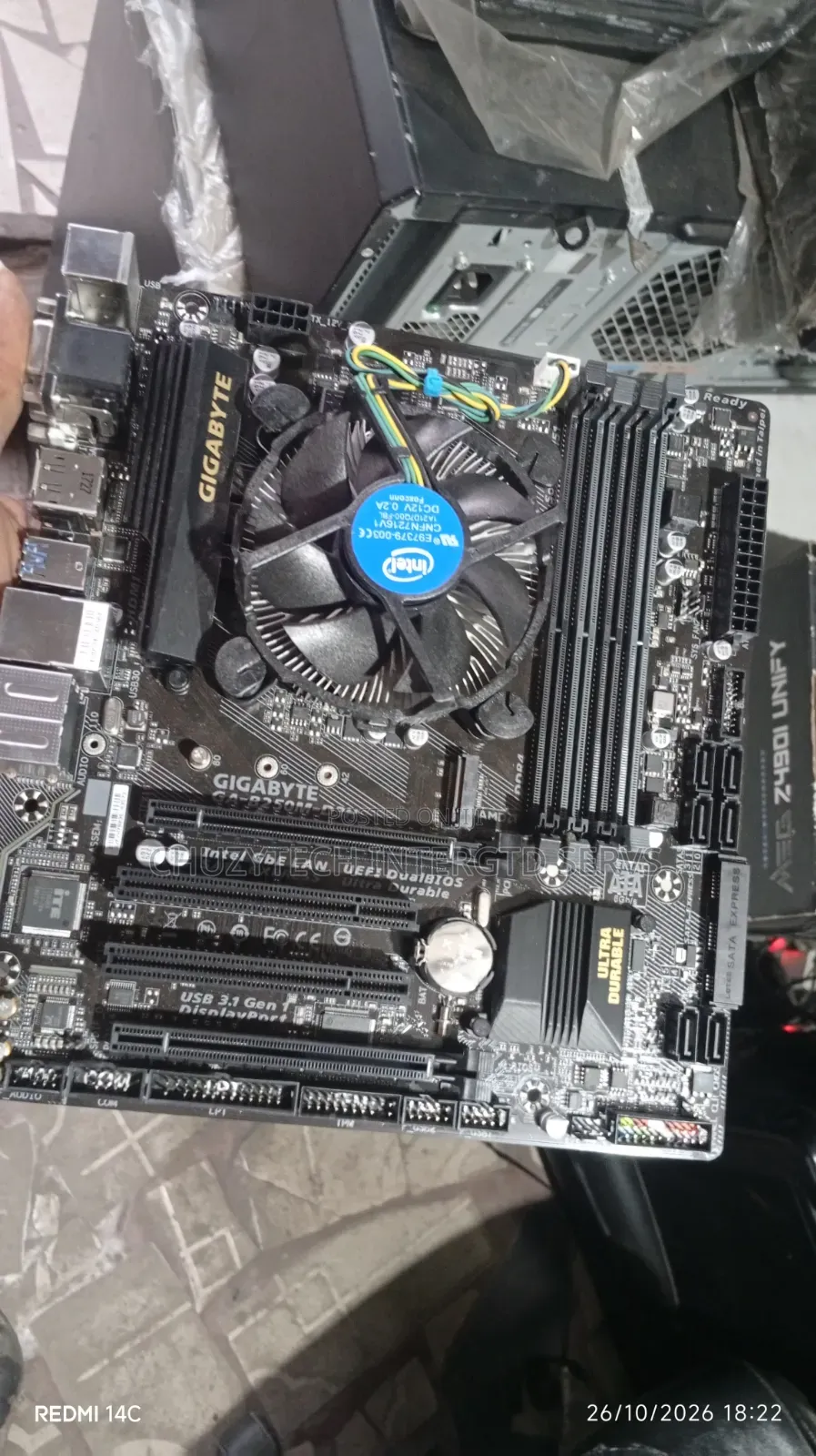 Complete Core I7 7th Generation CPU and Motherboard.