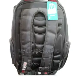 Durable Red and Black HP Power Backpack Bag