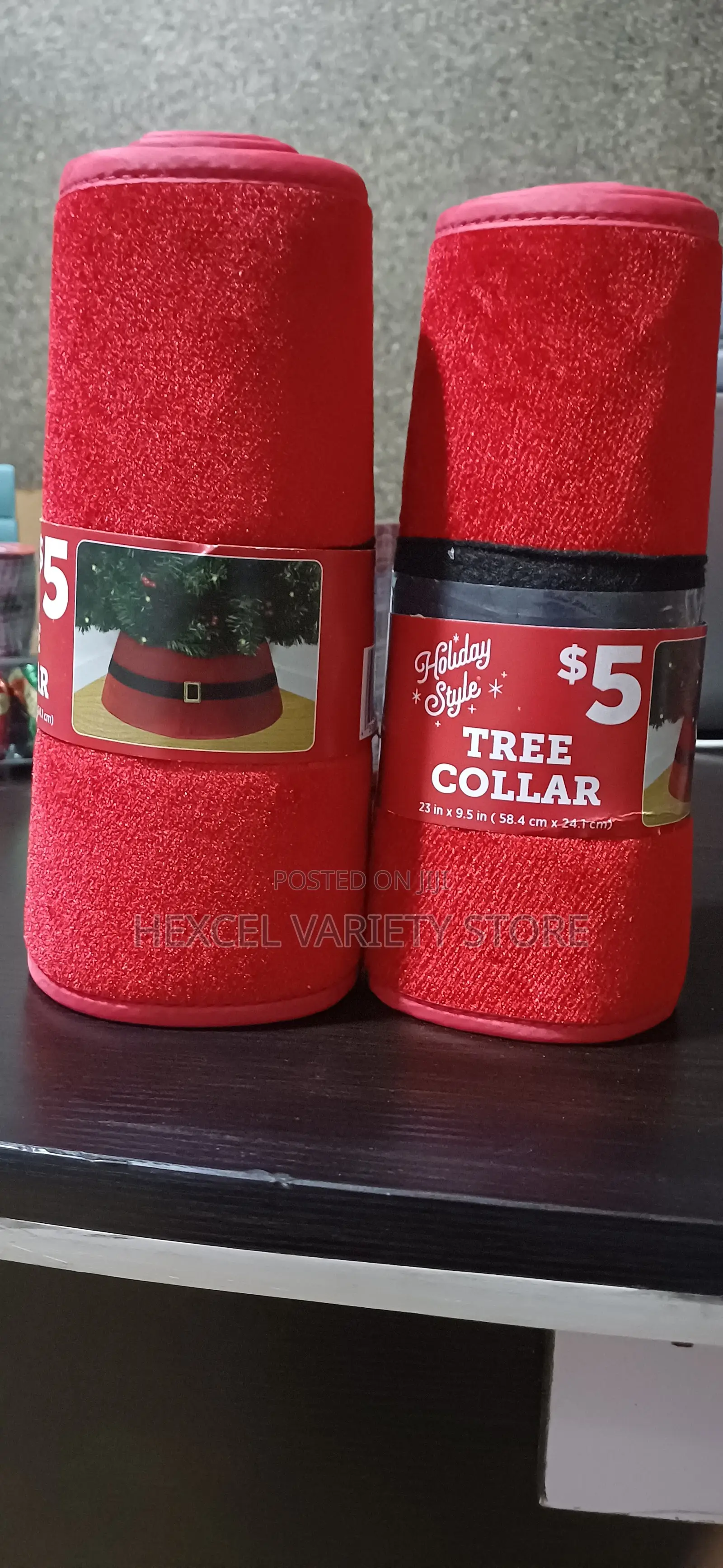 Christmas Tree Collar - Red