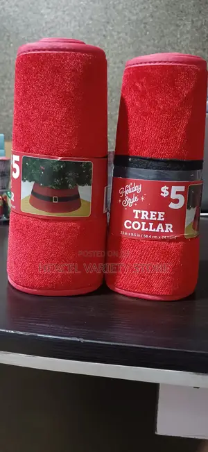 Christmas Tree Collar - Red