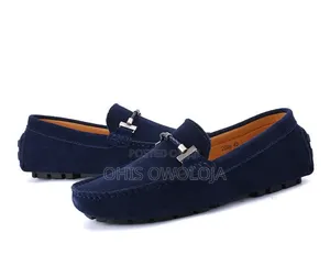 Enllervid Men Blue Loafers