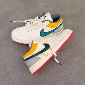 Original Jordan 1 Low Premium "Sail and Yellow Ochre