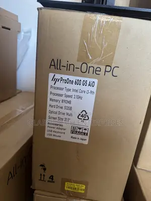 New Desktop Computer HP ProOne 600 8GB Intel Core i3 SSD 512GB