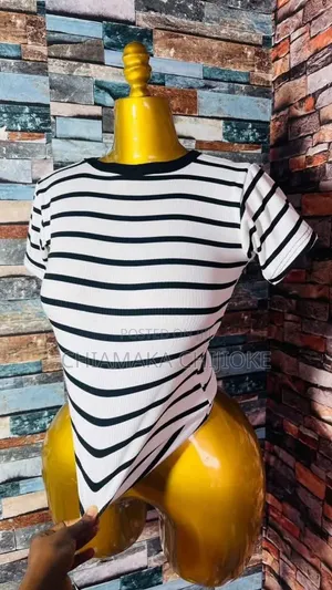 Classic Striped Basic Top