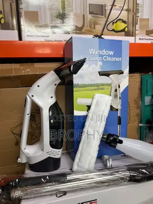 Cordless Window Vacuum Cleaner With Extendable Pole