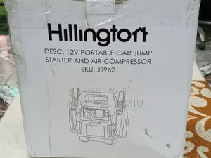 Hillington 12v Portable Car Jump Starter and Air Compressor Sku: Js962