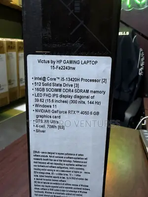 New Laptop HP Victus 15 16GB Intel Core i5 SSD 512GB