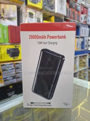 Itel 20000mah Power Bank With 15w Fast Charging