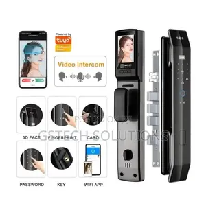 Tuya Smart Door Lock With Video Voice Intercom Automatic Door Lock