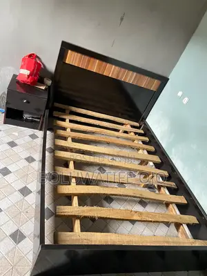 4 by 6 Bedframe (Comes With Bed Side Drawer)
