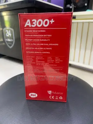 New Itel A300+ 128 GB Black