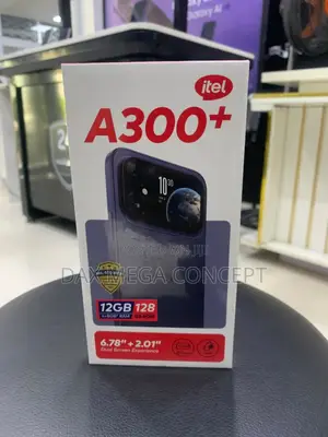 New Itel A300+ 128 GB Black