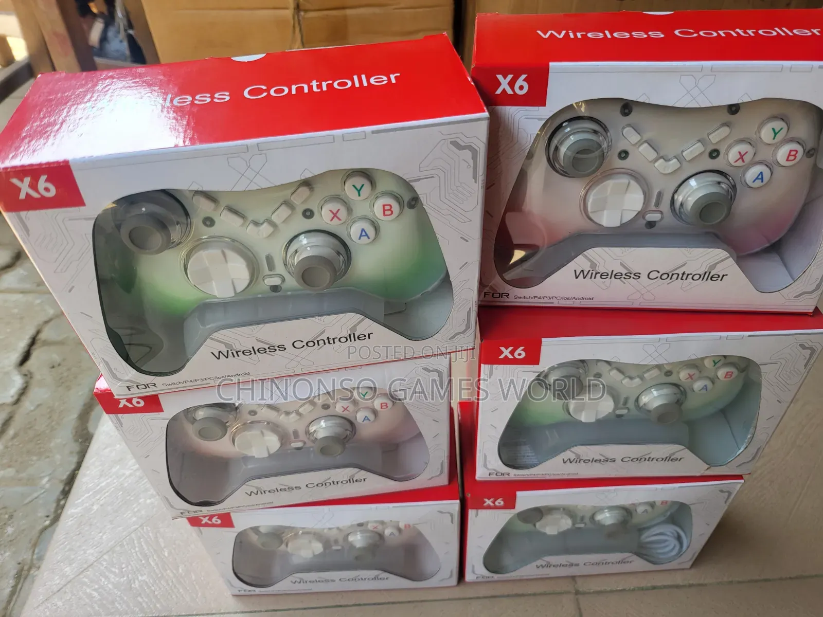Wireless Controller for Switch/PS4/PS3/PC/Android