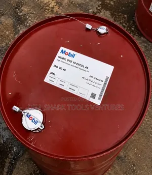 208L of Mobil DTE 10 Excel 46 High-Performance Anti-Wear Hydraulic Oil