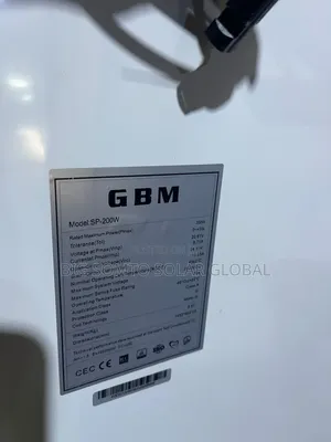 200watts GBM Solar Panel