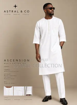 Men’s African Kaftan | Ankara, Adire, Crepe Native Wear | ASCENSION