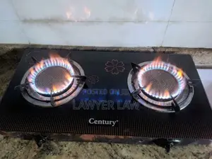 Century 2 Burner Glass Top