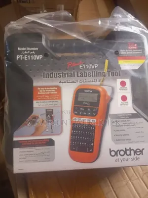 Brother P-Touch PT-E110VP Industrial Handheld Label Printer Kit