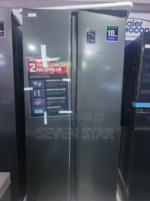 Haier Thermocool Ref SXS Ffree HRF-520ibs BLK