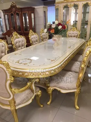 Premium 8 Seater Royal Dinning Table Abuja Apo