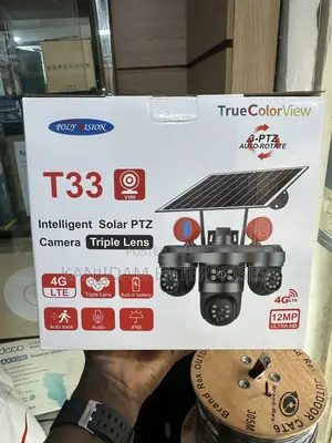 Triple 3 Lens Solar Camera PTZ