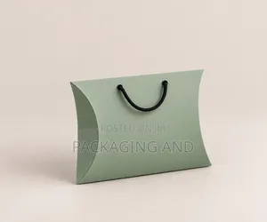 Plain A5 Pillow Box Bag With Rope Handle for Lip Gloss & Jewelry