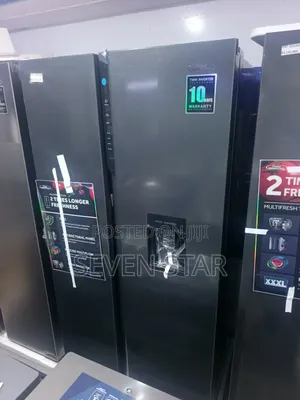 Haier Thermocool Ref SXS Ffree HRF-540wbs R6 BLK