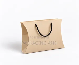 Wedding Souvenir Pillow Bags, Plain A4 With Rope Handle for Parties