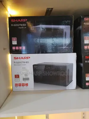 Brand New Sharp 20L Microwave Oven R-S20gtm-B3 Digital Black - Sealed