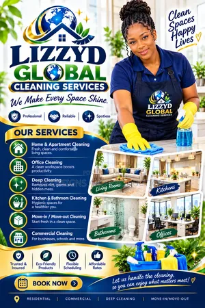 Professional Home & Office Cleaning Services | LizzyD Global