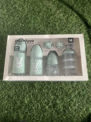 6 in 1 Newborn Baby Feeding Bottle Set With Pacifier & Milk Dispenser