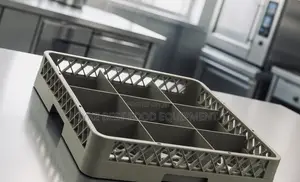 9 Compartment Glass Rack