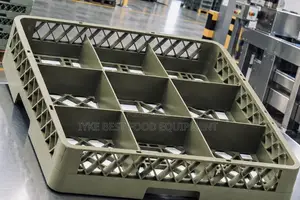 9 Compartment Glass Rack