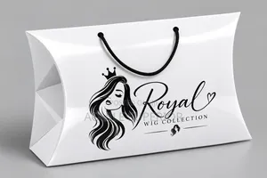 A3 Printed Pillow Bags With Rope Handle for Fashion, Shoes & Malls