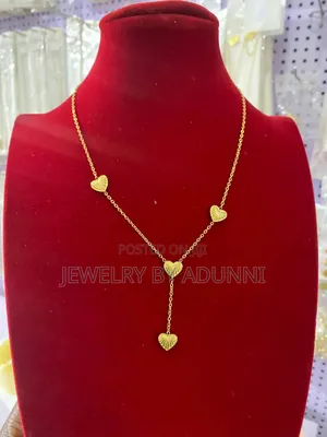 Gold-Plated Y-Shape Necklace for Women