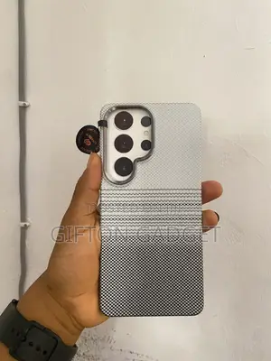 Premium Unibit Patterned Case for Samsung Galaxy S25 Ultra – Silver