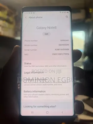 Samsung Galaxy Note 8 64 GB Black