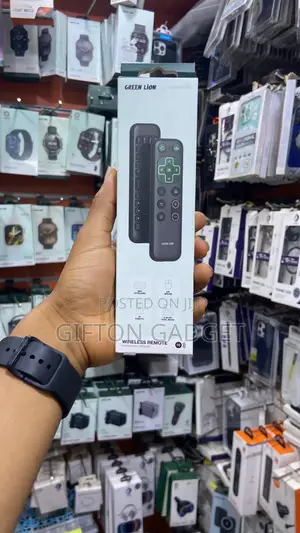 Green Lion Wireless Remote Control With Mini Keyboard & Air Mouse