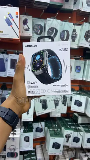 Green Lion Sense ECG Smartwatch – 2.06" AMOLED Display With Oscillomet