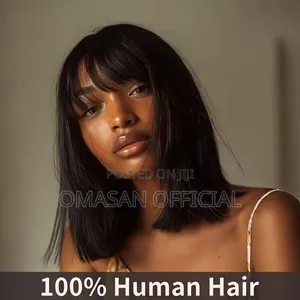 Human Hair Wavy Fringe Wig